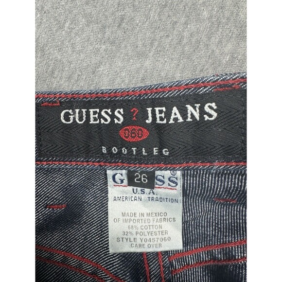 Vintage Womens Guess Jeans Boot Leg 060‎ size 26 Classic 90's Retro - Picture 2 of 5